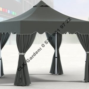 CLK 3x3 Garden Bungalov Cabana Bahçe Çadırı Katlanır Gazebo Tente 20