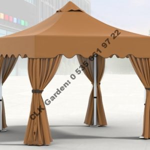 CLK 3x3 Garden Bungalov Cabana Bahçe Çadırı Katlanır Gazebo Tente 16