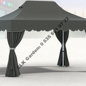CLK 3x4 Garden Bungalov Cabana Bahçe Çadırı Katlanır Gazebo Tente 14