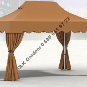 CLK 3x4 Garden Bungalov Cabana Bahçe Çadırı Katlanır Gazebo Tente 10