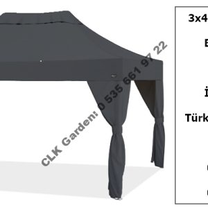 CLK 3x4 Garden Bungalov Cabana Bahçe Çadırı Katlanır Gazebo Tente 2