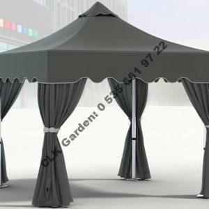 CLK 4x4 Garden Bungalov Cabana Bahçe Çadırı Katlanır Gazebo Tente 6