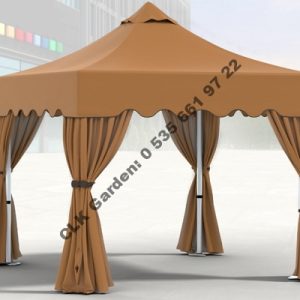 CLK 4x4 Garden Bungalov Cabana Bahçe Çadırı Katlanır Gazebo Tente 3