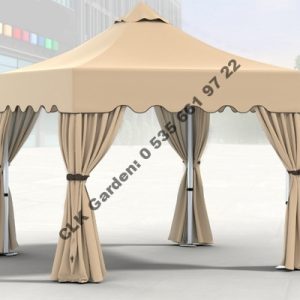 CLK 4x4 Garden Bungalov Cabana Bahçe Çadırı Katlanır Gazebo Tente 2