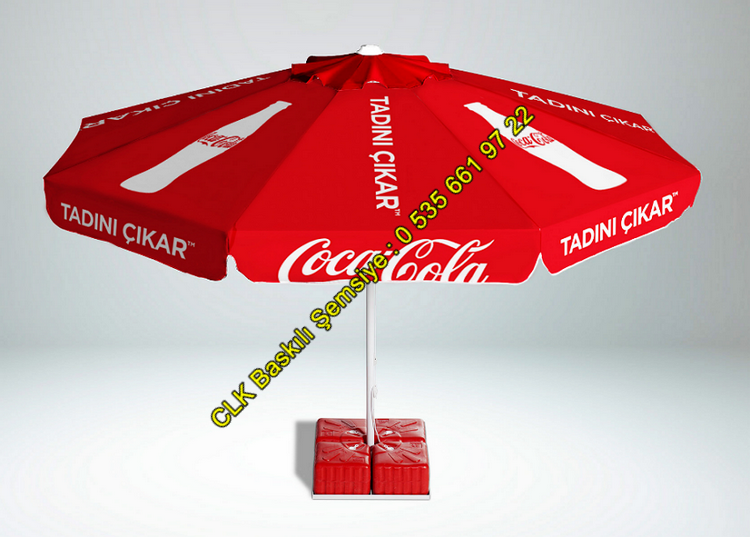 CLK Şemsiye Logo Marka Baskılı Promosyon Tanıtım Şemsiye İmalatı ve Satışı