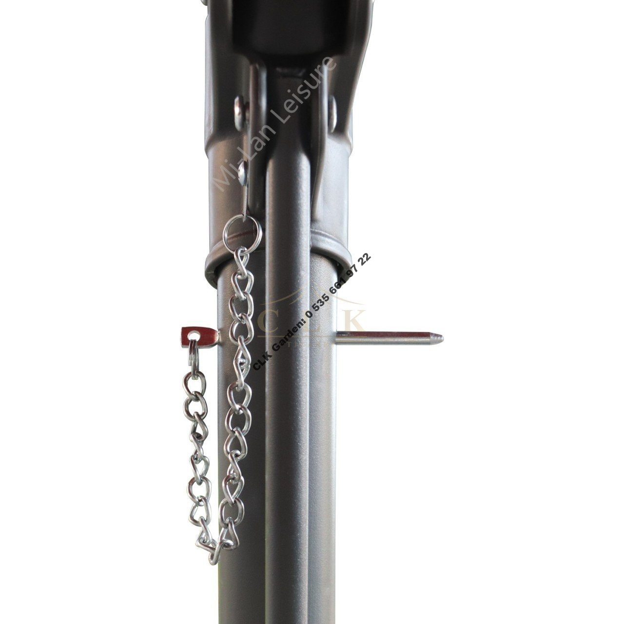 CLK Garden 3 mt Yandan Kollu Bahçe Şemsiyesi Kahverengi - Image 2