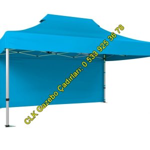 CLK 3x4,5 Katlanabilir Tente Arkası Kapalı Gazebo Portatif Çadır Çardak