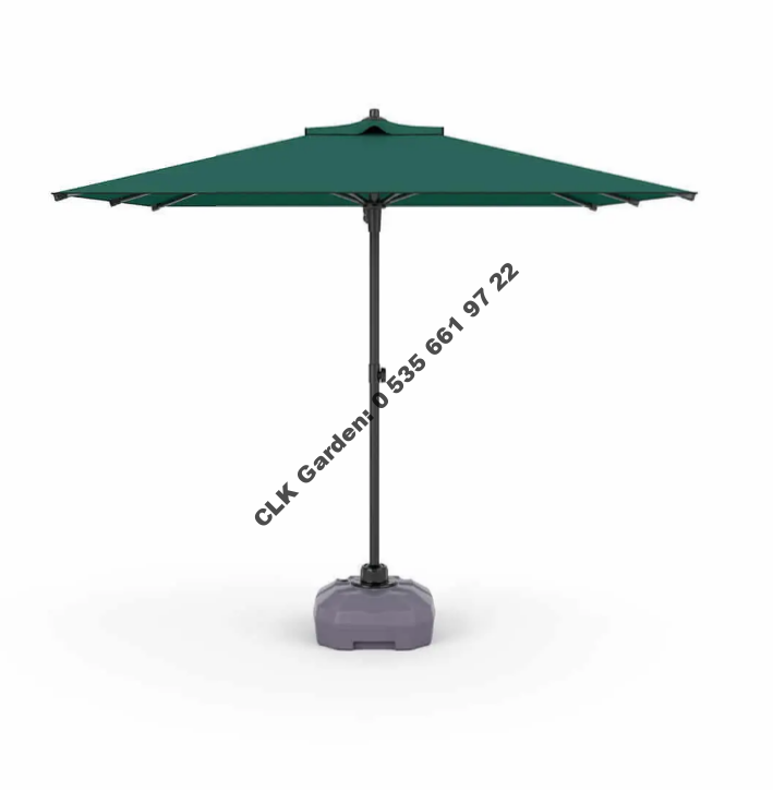 CLK 225 x 225mt Mega Dual Şemsiye Bahçe Cafe Otel Plaj Şemsiyeleri - Image 3