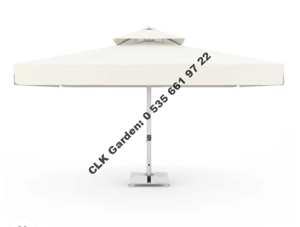 CLK 5x5 Metre Çap 100 Ortadan Direkli Alüminyum Teleskopik Şemsiye İmalatı Satışı - Image 17