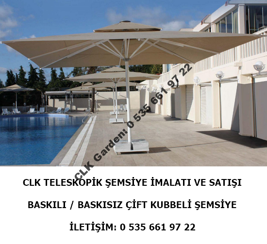 CLK Teleskopik Krank Çift Kubbeli Bacalı Baskılı ve Baskısız Şemsiye İmalatı - Image 3