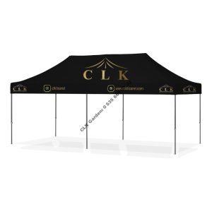 CLK 3x6 Tavan Logo Baskılı Katlanabilir Tente Gazebo Stand Çadır İmalatı Satışı